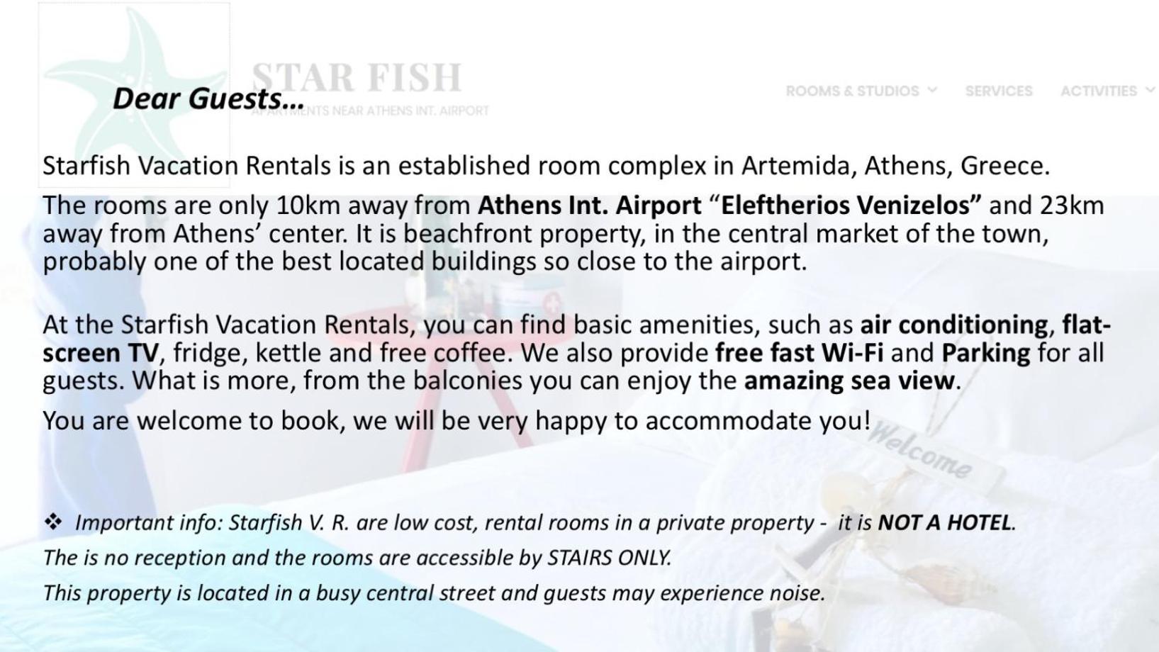 Starfish Vacation Rentals - Athens Int. Airport Artémida Eksteriør bilde